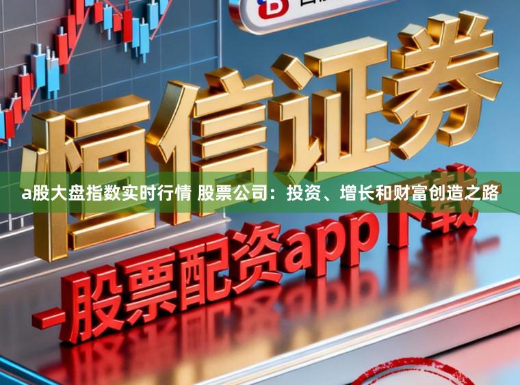 a股大盘指数实时行情 股票公司：投资、增长和财富创造之路