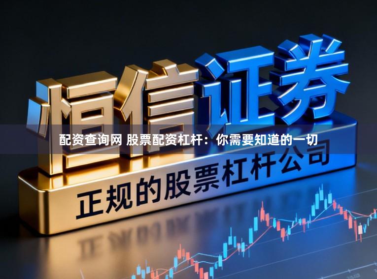 配资查询网 股票配资杠杆：你需要知道的一切