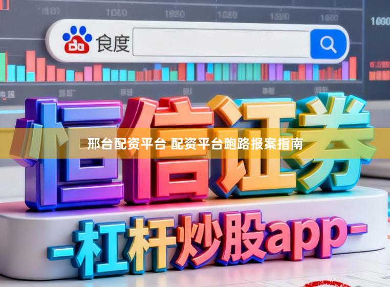 邢台配资平台 配资平台跑路报案指南